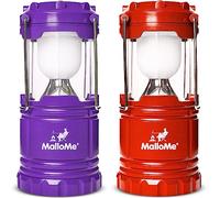 MalloMe Camping Light, Camping Lantern Battery Operated, Camping Lights for Tents, Tent Light, Camping Lamp, Tent Lights for Camping, Led Lantern Battery Powered (Batteries not Included)