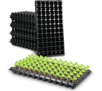 Malloom 1440 Cells Seedling Plug Trays, 20 Pack Plastic Seedling Plant Germination Trays, Reusable Mini Propagator Seed Starter Kit for Garden Indoor Growing Planting, 28 x 53.5 cm