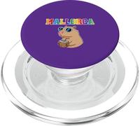 Mallorca Capybara Coconut Vibes PopSockets PopGrip for MagSafe
