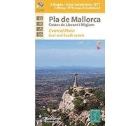 Mallorca Centr.Plain-East+South Coast hiking&MTB map&guide