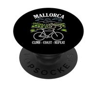 Mallorca Climb Coast Bicycle Road Cycling Bicycles Cyclist PopSockets Adhesive PopGrip