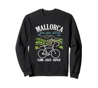 Mallorca Climb Coast Bicycle Road Cycling Bicycles Cyclist Sweatshirt