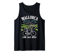 Mallorca Climb Coast Bicycle Road Cycling Bicycles Cyclist Tank Top