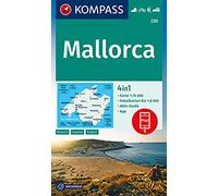 Mallorca + aktiv guide: 4in1 Wanderkarte mit Aktiv Guide und Detailkarten inklusive Karte zur offline Verwendung in der KOMPASS-App. Fahrradfahren. Klettern. Autokarte.: 230