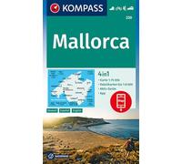 Mallorca K230: 4-in-1 hiking map with activity guide and detailed maps, including a map for offline use: 230