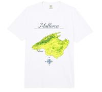 Mallorca Map - Palma Balearic Island Comfort Colors Adult Heavyweight T-Shirt