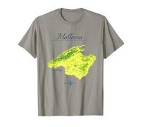 Mallorca Map - Palma Balearic Island T-Shirt