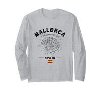 Mallorca Shell Spanish Island Clam Spain Mediterranean Sea Long Sleeve T-Shirt