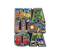 Mallorca Spain 3D Letters Fridge Magnet Souvenir Gift,Handmade PVC Home & Kitchen Decoration Mallorca Refrigerator Magnet Collection