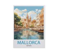 Mallorca Spain Vintage Travel Poster,Tin Signs,Funny Vintage Metal Sign Plaqu Poster Wall Art Kitchen Garden Bathroom Decor-yV1777(8x12Inch)