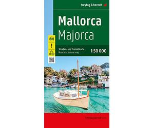 Mallorca, Straßenkarte 1:50.000, freytag & berndt - Catalan Language Map NEW 1
