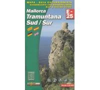 Mallorca Tramuntana - South 1:25.000 topographic hiking and cycling map & guide (Balearic, Spain)