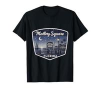 Mallory Square Florida Sunset Sailboat Night Stars Palm T-Shirt