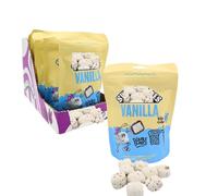 Mallow Dunkz Vanilla Pouch 6 x 100g Full Box - Chocolate-covered mallow in a crisp candy shell