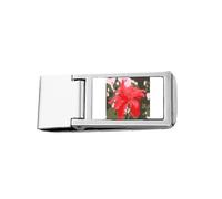 Mallow Fuso Malaysia Art Deco Fashion Slim Money Clip Stainless Holder Pocket Wallet