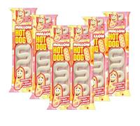 Mallow Hot Dog 22g - Assorted Fruit Flavour Mallow Hot Dog (6 x Packs)