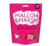 Mallow & Marsh Dark Chocolate Raspberry Coated Sharing Bag, 100g