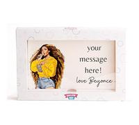 Mallow Me Beyoncé Inspired Personalised Giant Marshmallow - Fun Music Lover Gift | Add Your Text | Pop Star Fan Treat | Fresh Vanilla Marshmallow in Gift Box