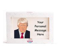 Mallow Me Donald Trump Inspired Personalised Giant Marshmallow - Funny Political Gift | Add Your Text | Election Party Gag Gift | Fresh Vanilla Marshmallow in Gift Box