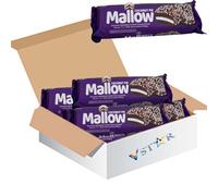 Mallow Pie Cake with Coconut & Marshmallow - Soft Sponge Cake with Fluffy Marshmallow Filling & Coconut Coating, Indulgent Sweet Bakery Dessert Snack, 184g Pack (12 x Pack)
