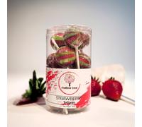 Mallow Tree Strawberry Flavoured Lollipops - Tub of 12
