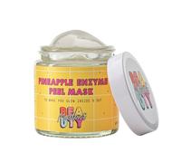 Mallows Beauty - Pineapple Enzyme Peel Mask, 100ml - Brightening & Exfoliating Face Mask with Vitamins A & C - Helps Reduce Blemishes, Blackheads & Acne Scarring - Vegan, Handmade in the UK