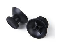 Malloy 1 pair of Thumbstick Joystick replacement for Black