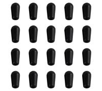 Malloy 20Pcs Guitar Switch Cap Metric M3.5/ Guitar 3 Way Toggle Switch Tip Switch Knobs Black