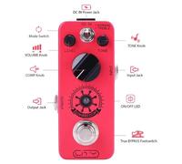 Malloy Electric Guitar Pedal Mini Compressor Effects Pedal Ultimate Comp 2 Modes Guitar Effect Pedal Pure Analog True Bypass