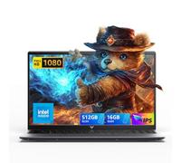 MALLRACE 2025 Laptop,15.6In Traditional Notebook Computer with Quad Core-12th Alder Lake N97(Up to 3.6GHz), 16GB DDR4 512GB Hard Drive for Business, School, Offic