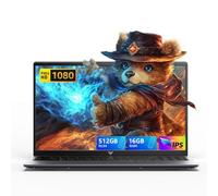 MALLRACE Laptop,15.6In Windows 11 Pro Traditional Laptops Computer with Quad Core-12th Alder Lake N97(Up to 3.6GHz), 16GB DDR4 512GB Hard Drive for Business, School, Offic