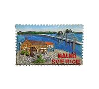 Malmo Sweden Refrigerator Magnet 3D Travel Sticker Souvenirs Collection,Home & Kitchen Decoration,Sweden Fridge Magnet from China