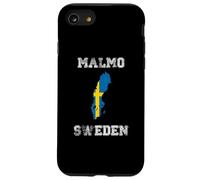 Malmo Sweden Vintage Sweden Flag Map Design Case for iPhone SE (2020) / 7/8