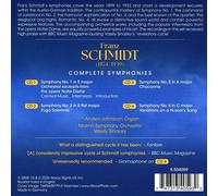 MALMÖ SYMPHONY ORCHESTRA / VASSILY SINAISKY FRANZ SCHMIDT: COMPLETE SYMPHONIES N