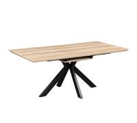 malone small wooden extending dining table in oak