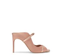 Malone Souliers Noah 90 Satin Heeled Sandals - Nude - 38 (IT38 / UK5)