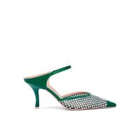 Malone Souliers Vega 70mm crystal-embellished mules - Green 36-37.5-38-38.5
