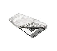 Maloney StageGear Piano Keyboard Dust Cover for 76 & 88 Key Keyboards - Reversible Black Nylon Keeps it Free from Dust, Dirt, & Moisture; Silver Reflective Material Protects from Sun - Large (82759)