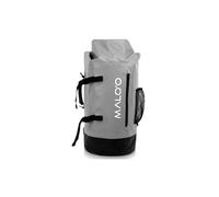 Malo'o 45L Waterproof Heavy Duty Backpack Dry Bags for Kayaking, Camping, Fishing, Hiking Daypack - Beach Accessories, Boat accessories, and Travel Gear - Fishing Rod Case Straps (Gray)