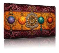 Malqiqi Magic Playmat - 24 x 14 Inches, Free Storage Bags, TCG & Board Game Mat