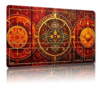 Malqiqi Playmat for MTG, 24 x 14 inches, Non-slip Rubber, Magic Mat 18