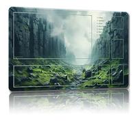 Malqiqi Playmat for MTG, with Free Storage Bags,Game Mat 24 x 14 inches, TCG and Board Game Mat for Cards,Mousepad Desk Mats (Magic Mat 64,with Zones)
