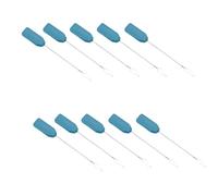 MALSSE 10Pcs Machine Needle Inserter Threading Aid Quick Sewing Needle Threader Tool for Stitching Tailoring Project Easy Threader for Beginner
