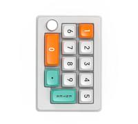 MALSSE 12 Key Programmable Keypad With Lighting Mechanical Keyboard 2.4Ghz 3Modes For Gamers Programmers