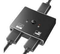 MALSSE 2 Input 1 Output 8K@60Hz 4K@120Hz 1080P@240Hz Video Converters Bidirectional Two Way Switchers Selector Box For HDTV