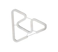 MALSSE 2Pcs Multifunctional Camping Storage Hook Tent Lamp Hanger Outdoor Stainless Steels Double Headed Hanger Enduring Outdoor Stainless Steels