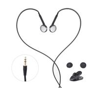 MALSSE 3.5mm In-Ear Earphones Wire Earbuds Headphones For Various Devices Electronics Deeply Bass Clearly Sound Headsets Short And Long Cable Earphones