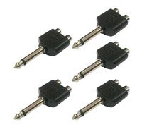 MALSSE 6.35mm To Sound Adapter For Clearly Signals Professional 6.35mm To Connectors Stable And Clear Transfer Professional