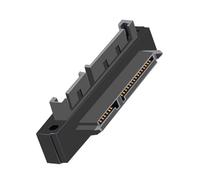 MALSSE 7+15pin 22P Connectors Changer With 90Degree Bend For 2.5inch/3.5Inch Hard Disk Interfaces Accessories Hard Drive Connectors