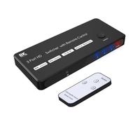 MALSSE 8K@60Hz HDTV 2.1 Switcher 3 Port 4K@120Hz 3 Port HDTV Switcher Selector HDTV Switcher With Remote For Projectors